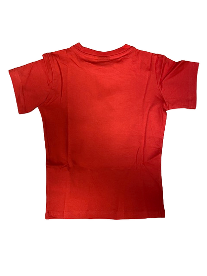 Champion T-shirt da ragazzo manica corta Legacy Graphic 306308 RS046 HRR red