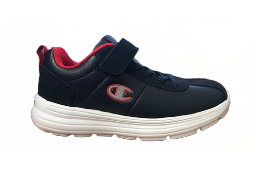 Champion scarpa da ginnastica da bambino in pelle con strappo Low Cut Cody S31348-F18-BS501 blu