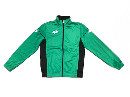 Lotto Tuta sportiva da ragazzo Suit Stars EVO PL RIB R9755 verde-nero