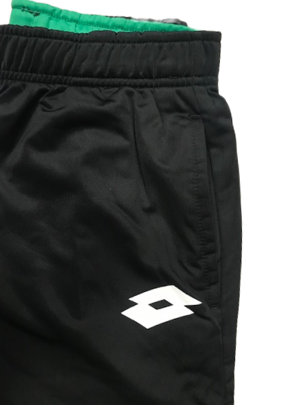 Lotto Tuta sportiva da ragazzo Suit Stars EVO PL RIB R9755 verde-nero