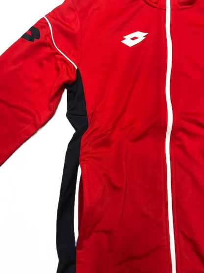 Lotto Tuta sportiva da ragazzo Suit stars EVO PL RIB JR R9760 flame-navy