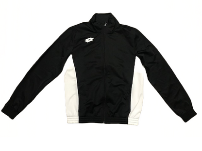 Lotto felpa in poliestere da bambino Sweat Delta T1965 nero bianco