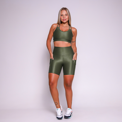 Activewear | Kompressives Samt-Set Angra – Hergestellt in Brasilien