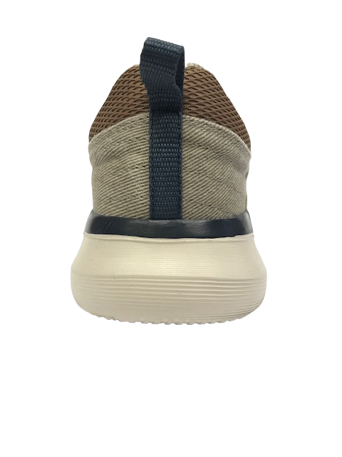 Skechers Delson 2.0 Larwin Sneakers Uomo Sabbia Memory Foam - 210025-SND