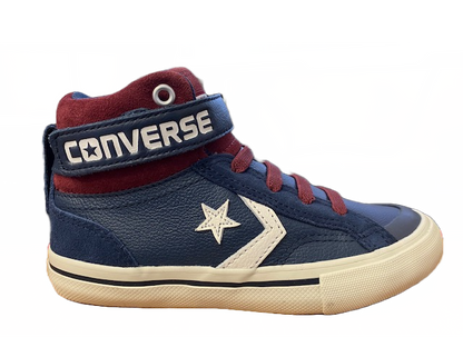 Converse scarpa sneakers da ragazzi in pelle Pro Blaze 658876C blu