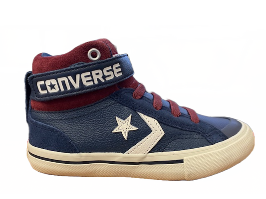 Converse scarpa sneakers da ragazzi in pelle Pro Blaze 658876C blu