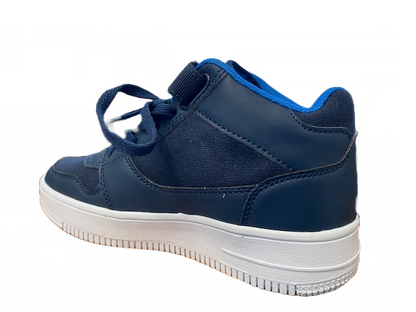 Champion scarpa sneakers da ragazzo in tela Mid Cut Rebound S30813 S17 2192 blu