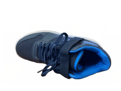 Champion scarpa sneakers da ragazzo in tela Mid Cut Rebound S30813 S17 2192 blu