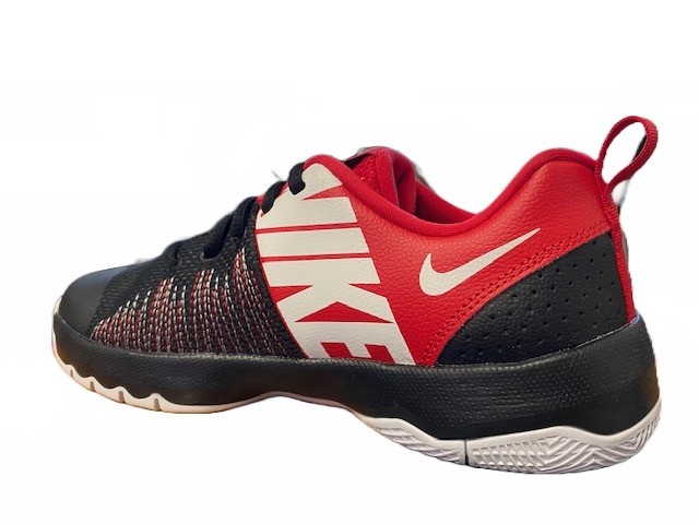 Nike Scarpa Basket Junior Team Hustle Quick Rossa Nera - 922680-002