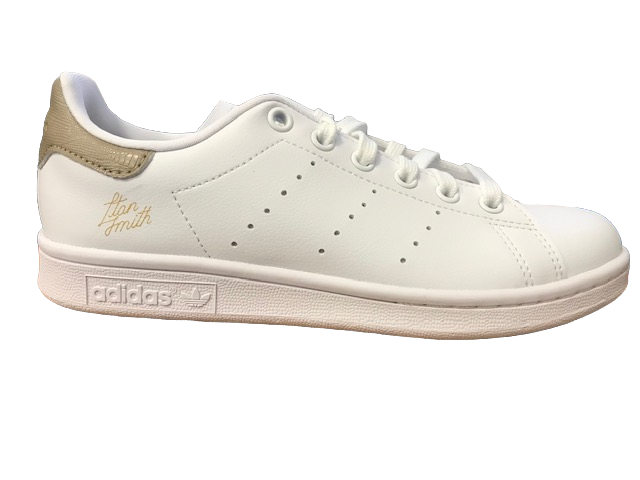 Adidas Originals Stan Smith W sneakers basse da donna GV7584  Primegreen cloud white-hemp-gold metallic