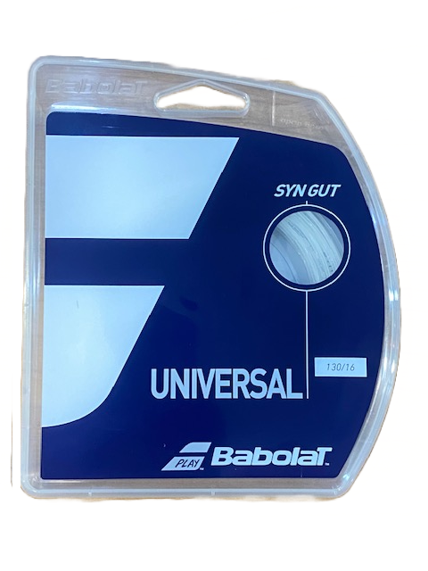 Babolat Synthetic Gut Set corda per racchetta da tennis 186341 211144 101VN diametro 1.30 lunghezza 12 metri