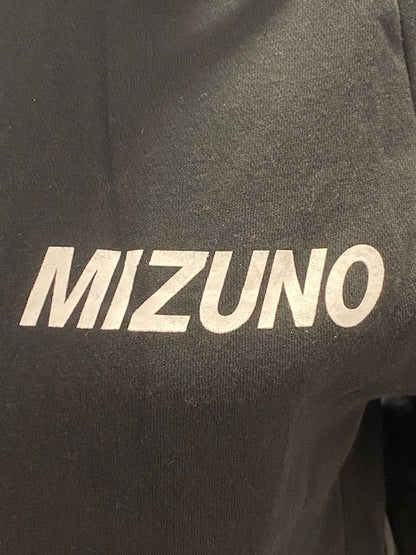 Mizuno Unisex Black Zip Sweatshirt - K2GC1604 Athletic Sweat Jacket