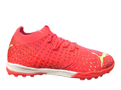 Puma Scarpa da calcetto alta con calzino Future Z 3.4 TT 107002 03 coral-fizzy-black-salmon