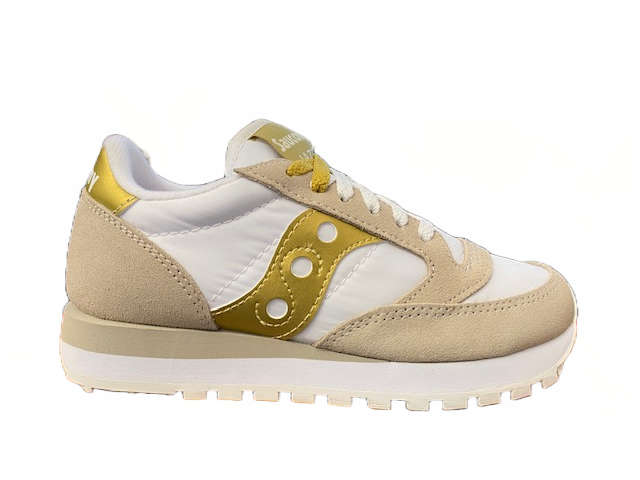 Saucony Originals Jazz Original S1044-611 White Gold – Sneakers Donna