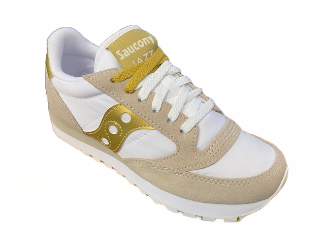 Saucony Originals Jazz Original S1044-611 White Gold – Sneakers Donna