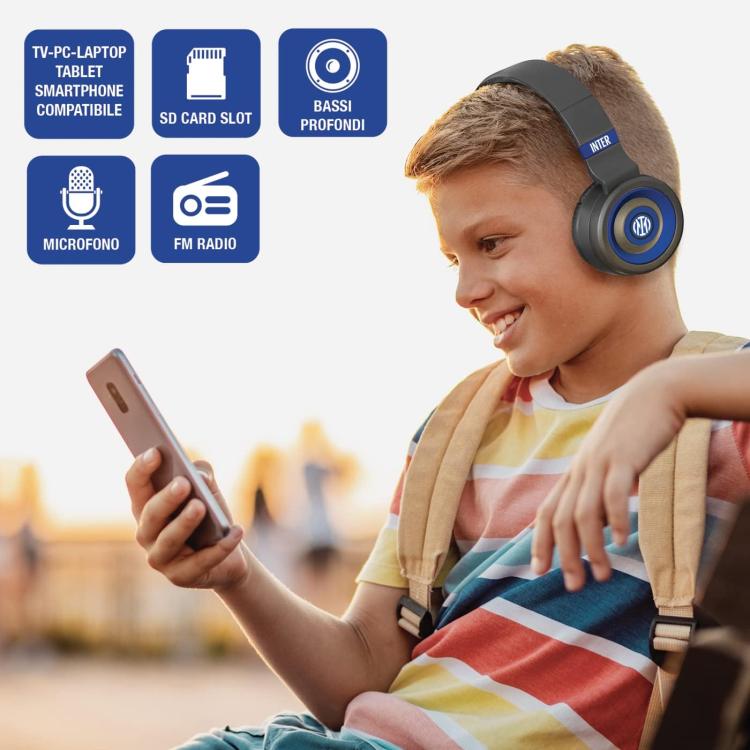 Techmade Wireless Bluetooth Kopfhörer Mikrofon Faltbarer Kopfhörer Smartphone