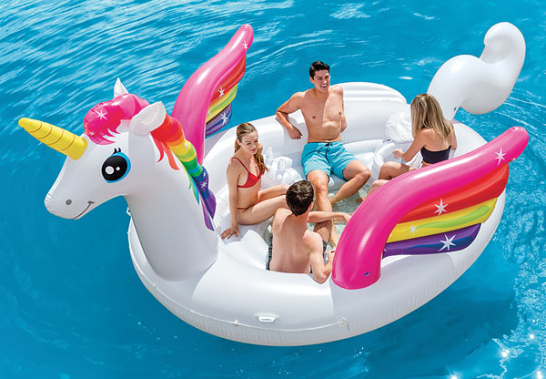 Intex Einhorn Partyinsel