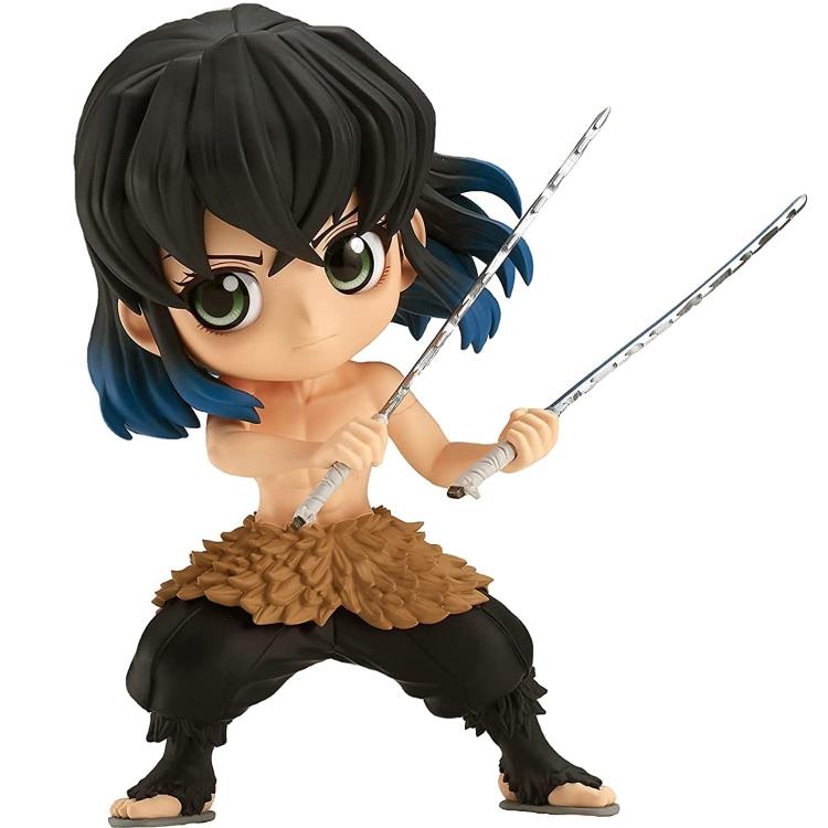 BANPRESTO Q POSKET (DEMON SLAYER) - INOSUKE HASHIBIRA VER.A PVC-FIGUR