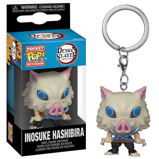 Funko Pop! Schlüsselanhänger – Animation – Demon Slayer (Inosuke Hashibira) Schlüsselanhänger