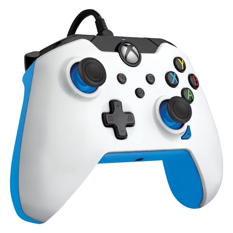 Pdp Controller Xbox Series X|S Pc Offizieller kabelgebundener Pad Gamecontroller Weiß (Ion White)