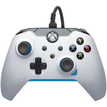 Pdp Controller Xbox Series X|S Pc Offizieller kabelgebundener Pad Gamecontroller Weiß (Ion White)