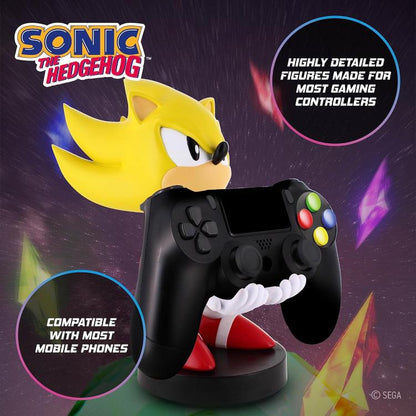Cable Guys Super Sonic The Hedgehog Figur Smartphone- und Controller-Ladestation