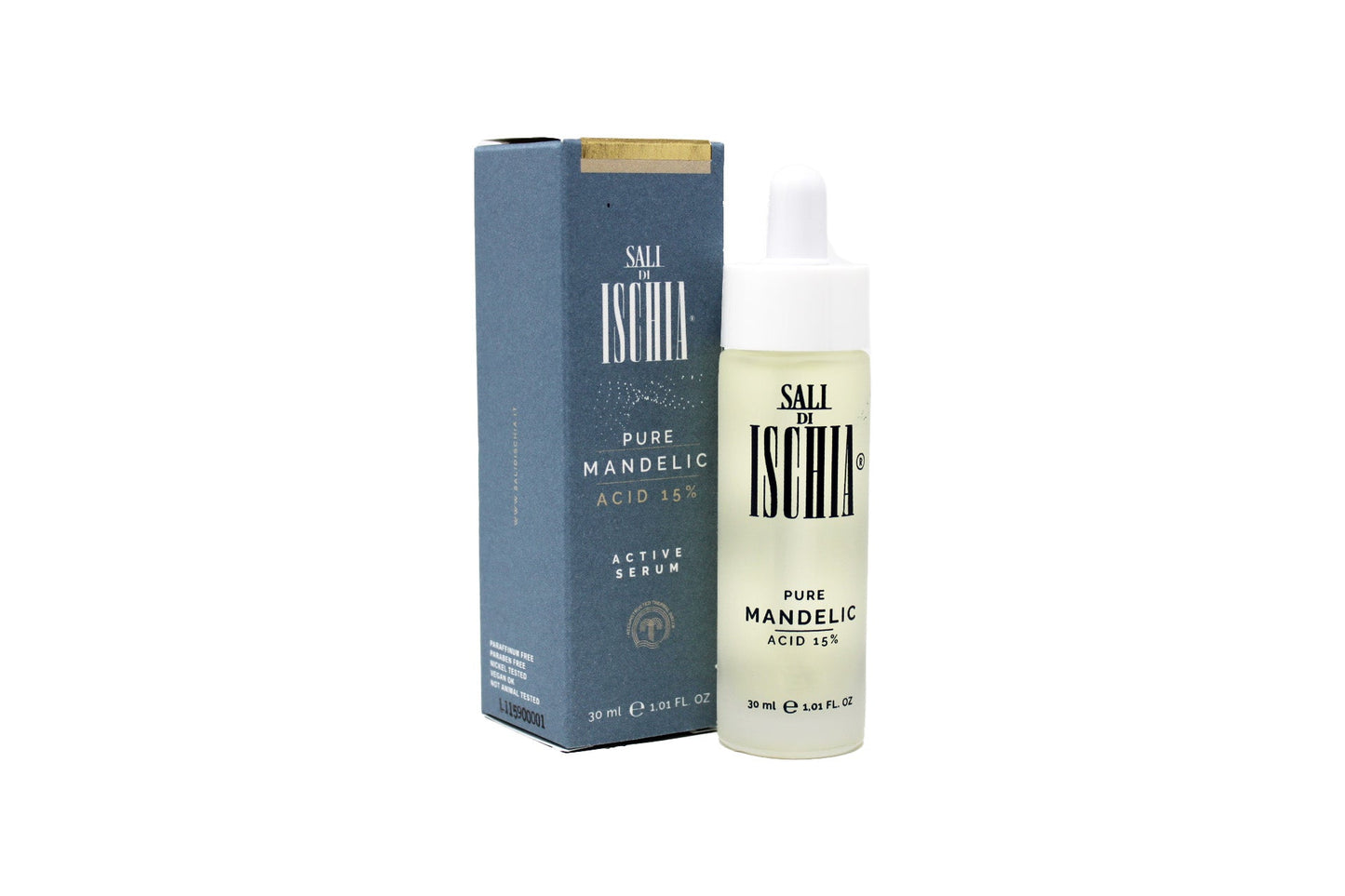 Ischia Eau Thermale Aktiv-Gesichtsserum mit 15% Mandelsäure 30 ml
