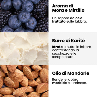 Balsamo Labbra BERRY - Mora e Mirtillo