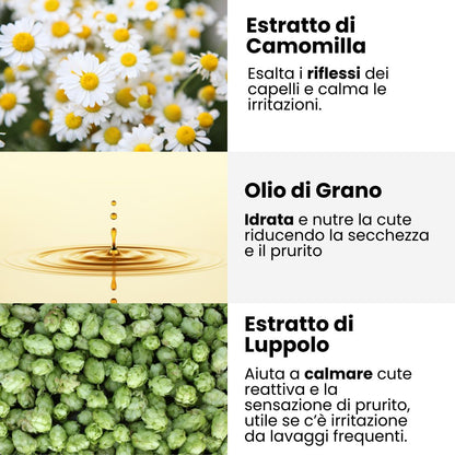 Shampoo Solido Lenitivo per cute Sensibile