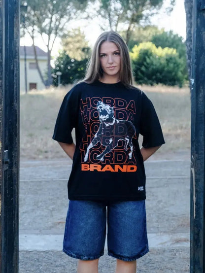 T-shirt 100% Cotone Boxy Fit Iconic Horda