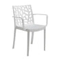 Matrix Armchair - Stackable polypropylene armchair Dimensions: cm 55 x 58 x 82 h