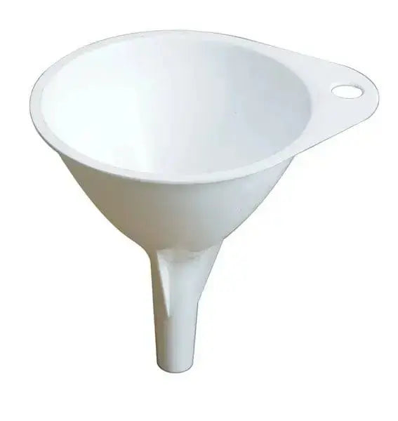 Imbuto in plastica bianco d.70
