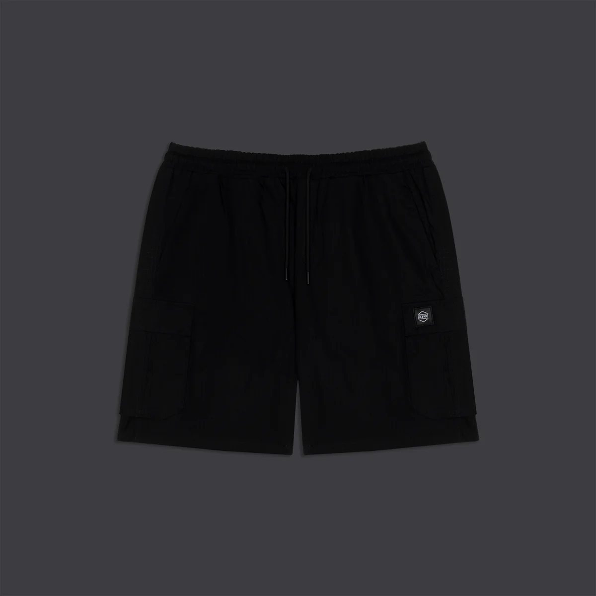 Dolly Noire Pantaloncino Cargo in Cotone Ripstop Easyshort pa901-qe-01 nero