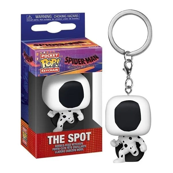 Funko Schlüsselanhänger! Pocket - Spider-Man - The Spot Vinyl-Figur 4cm Schlüsselanhänger
