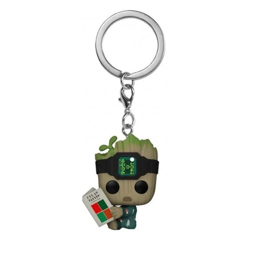 Funko Pop! Pocket Marvel Studios I'Am Groot (Groot im Onesie) Schlüsselanhänger Figur