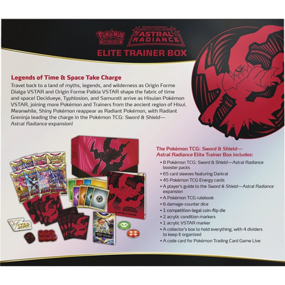 Pokémon - Top-Trainer-Box - Schwert & Schild (Astralglanz) Sammelkartenspiel Englisch