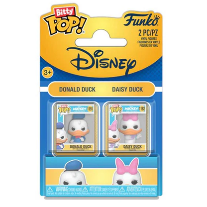Funko Bitty Pop! Disney – Donald Duck (1191) & Daisy Duck (1192)