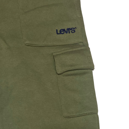 Levi's Kids pantalone sportivo da ragazzo con i tasconi 9EJ211-E6U oliva