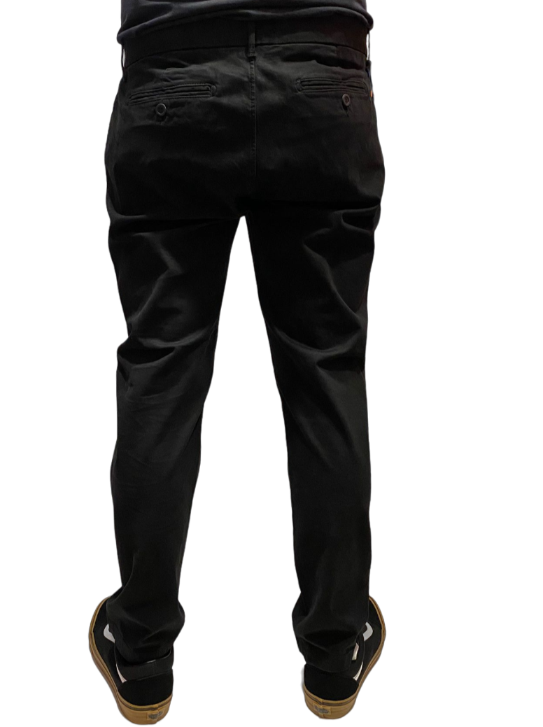 Zero Construction pantalone casual da uomo con tasche America Beddy BED040 2394 BEDDY/6SP nero