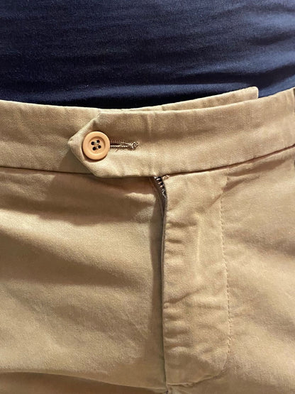 Zero Construction pantalone casual da uomo con tasche America Beddy BED040 2394 BEDDY/6SP tabacco