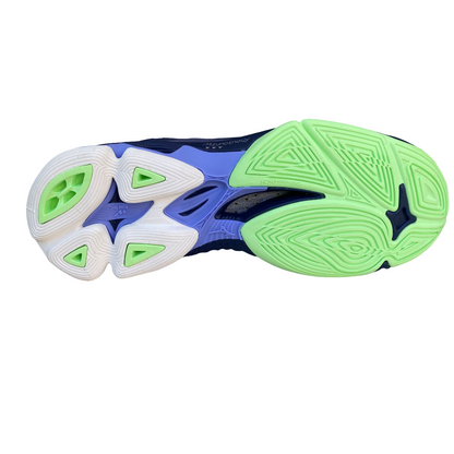Mizuno Wave Lightning Z7 V1GA240026 Scarpa Volley Blu Verde Uomo