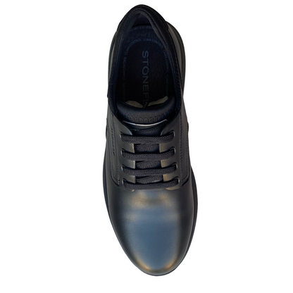 Stonefly scarpa casual da uomo in pelle nappa Seven 218474 000 nero