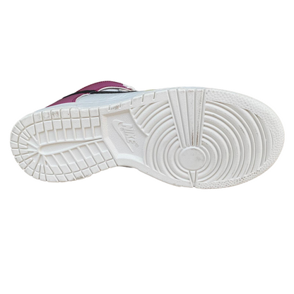 Nike scarpa sneakers alta da donna Dunk Hi Retro FD0802-100 bianco-nero