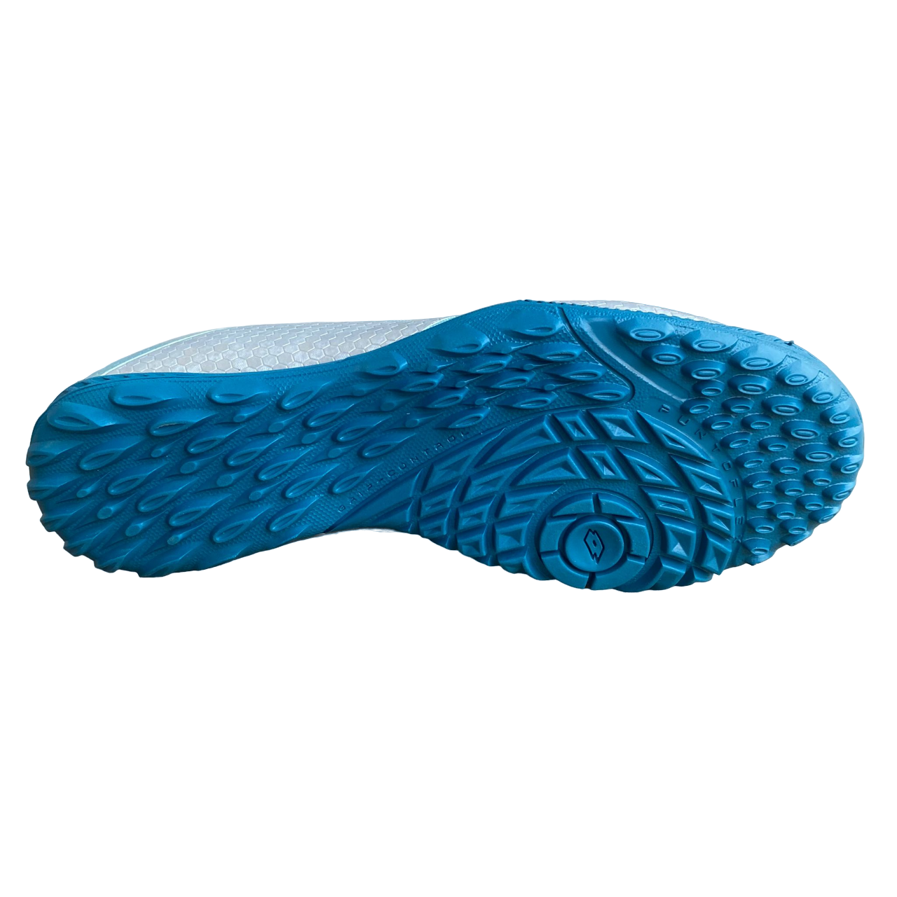 Lotto scarpa da calcetto per erba sintetica da uomo Maestro 700 214642 AU8 argento-blu