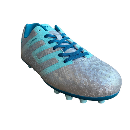 Lotto scarpa da calcio da ragazzo Maestro 700 IV AGM 217072 AU8 argento-blu