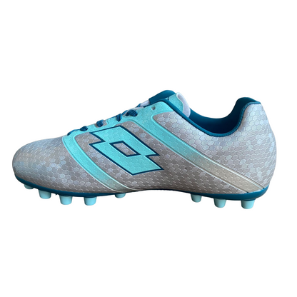 Lotto scarpa da calcio da ragazzo Maestro 700 IV AGM 217072 AU8 argento-blu