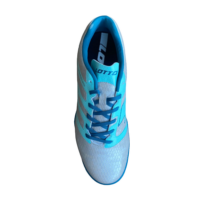 Lotto scarpa da calcetto per erba sintetica da uomo Maestro 700 214642 AU8 argento-blu