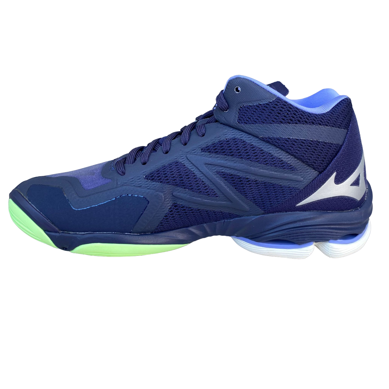 Mizuno Wave Lightning Z7 V1GA240026 Scarpa Volley Blu Verde Uomo