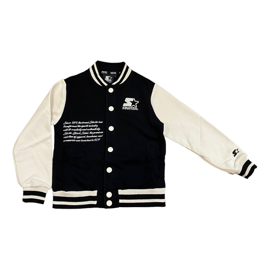 Starter giubbino bomber in felpa da ragazzi 1106 UB ST nero