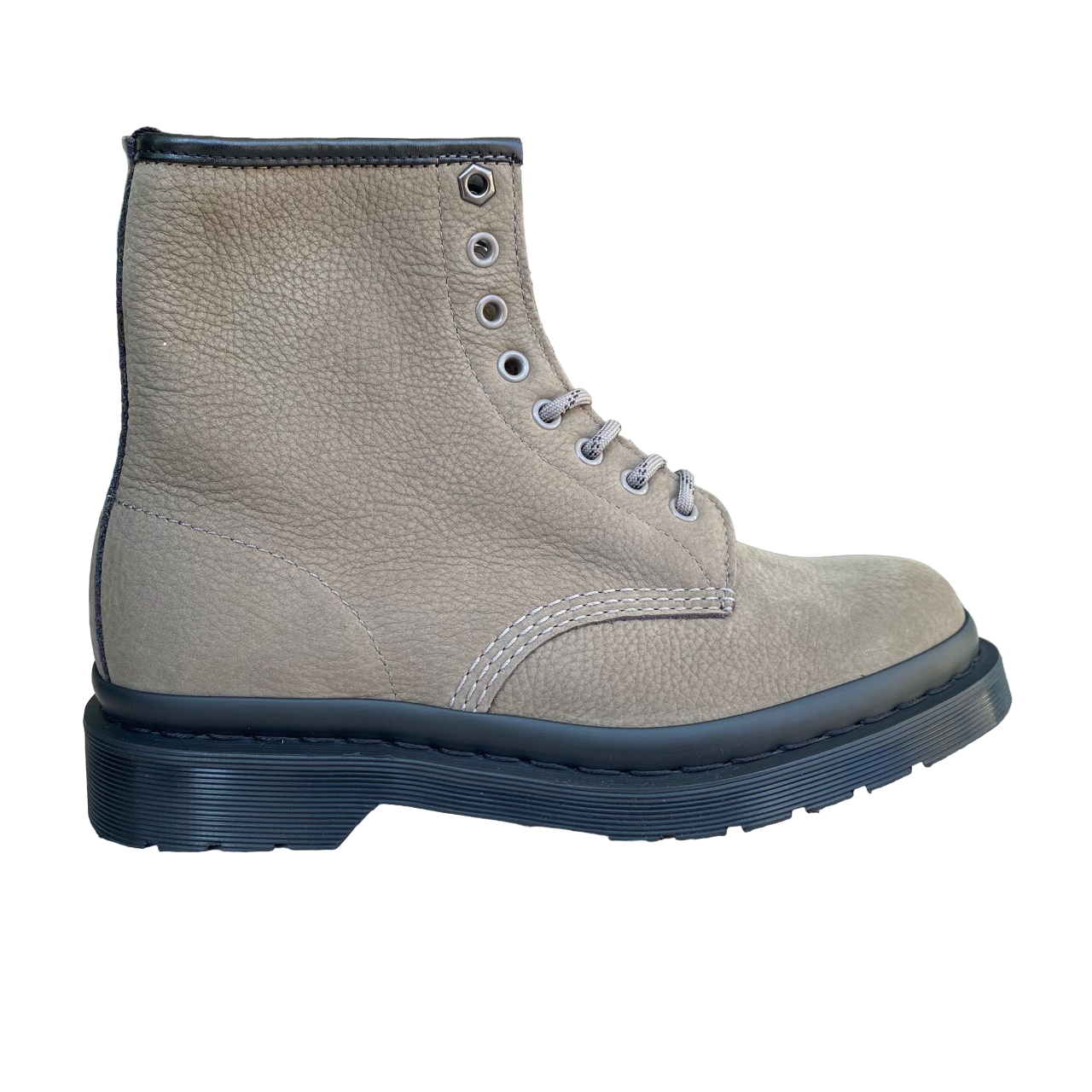 Dr. Martens 1460 Grigio Nickel Anfibio Uomo - Resistente Acqua